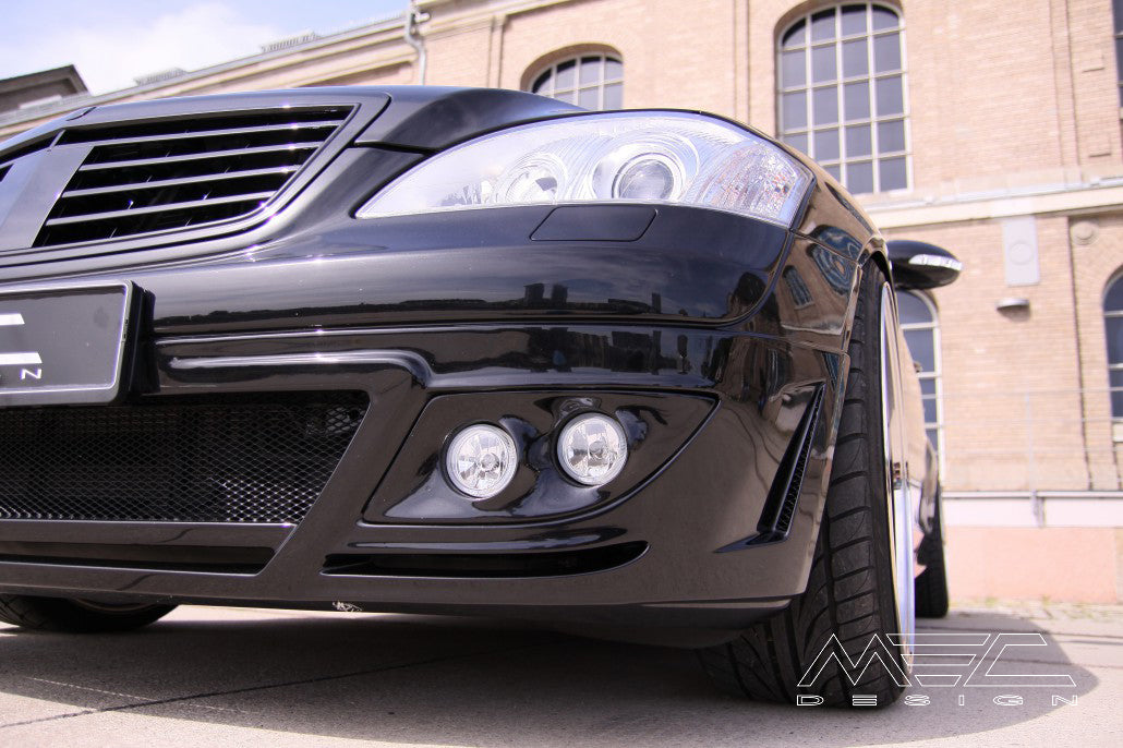 MEC Design W221 S Class LED Mirror Cover 2010 Style in Carbon