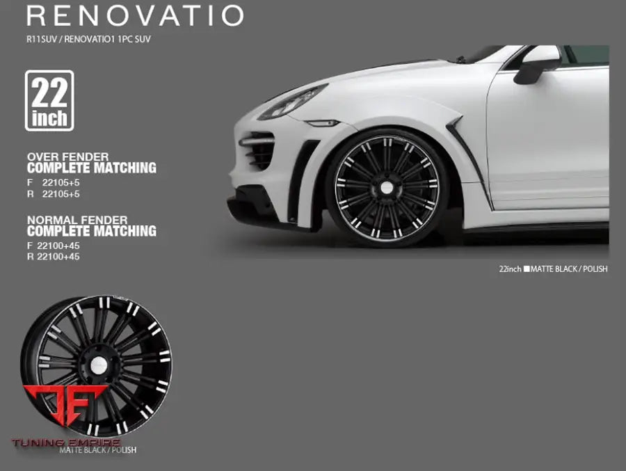 WALD PORSCHE CAYENNE 958 BLACK BISON WIDE BODY KIT 2010-2014