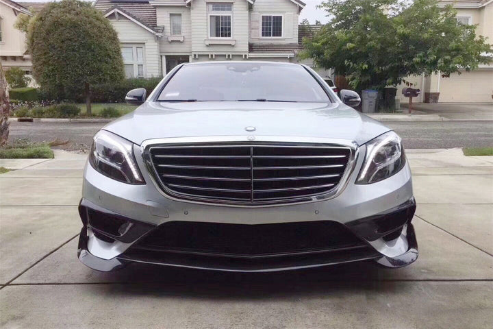 MERCEDES BENZ W222.1 S63 AMG BRS STYLE CARBON FIBER FRONT BUMPER AIR VENTS